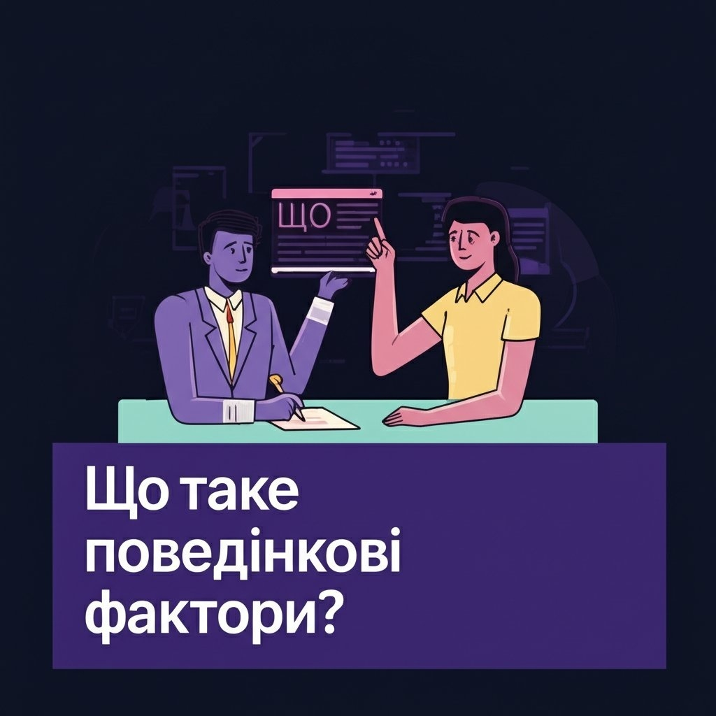 Що таке поведінкові фактори?
