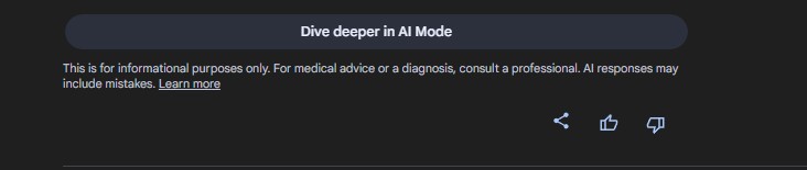примітка про відповіді штучного інтелекту